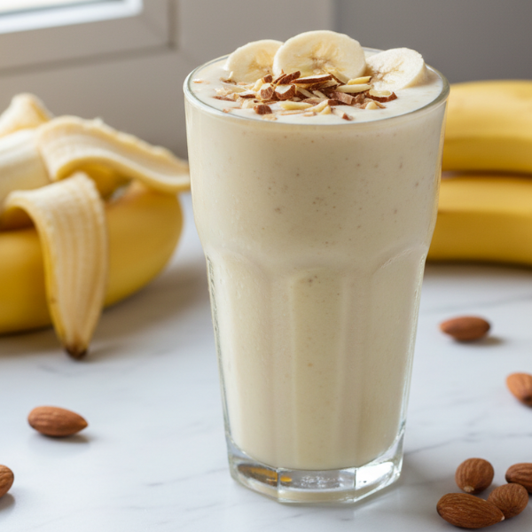 Banana + Almond Milk Shake / Smoothie